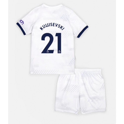 Tottenham Hotspur Dejan Kulusevski #21 Domaci Dres za djecu 2023-24 Kratak Rukav (+ Kratke hlače)
